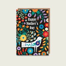 Floral Bird Mother's Day Card