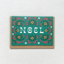 Noel Christmas greetings card