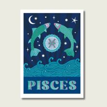 Pisces Zodiac A4 Digital Art Print