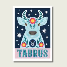 Taurus Zodiac A4 Digital Art Print