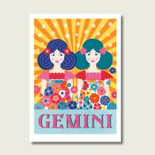 Gemini Zodiac A4 Digital Art Print