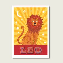 Leo Zodiac A4 Digital Art Print