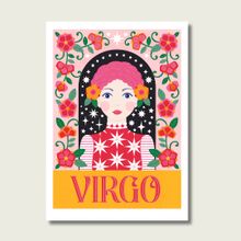 Virgo Zodiac A4 Digital Art Print