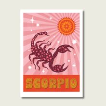 Scorpio Zodiac A4 Digital Art Print